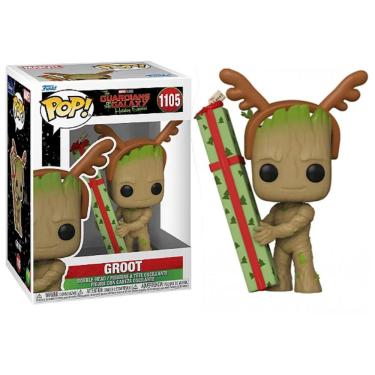 Imagem de Funko Pop Guardians Of The Galaxy 1105 Groot Holiday