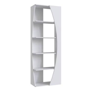 Imagem de Estante Livreiro Multiuso 05 Prateleiras Branco Proddy - MILANI MOVELA