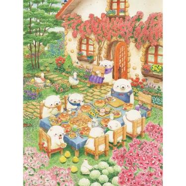 Imagem de PieceRelax Quebra-cabeças de plástico para adultos 1008 peças - - Jogos de mesa e presentes mais satisfatórios para festa de panquecas, sem necessidade de tapete de quebra-cabeça [U1049]