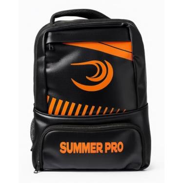 Imagem de Mochila Summer Pro Beach Laranja - Porta Raquete Impermeável