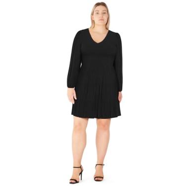 Imagem de City Chic Vestido feminino plus size - Iris Arielle, Preto, 58
