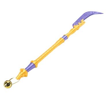 Imagem de OPPWONG Espada Longa de Cosplay, Material PLA Impresso Em 3D de 25 Polegadas, Réplica de Anime, Esculturas Detalhadas, Suporte de Arma Retrátil Com Sino e Cabo Pendurado