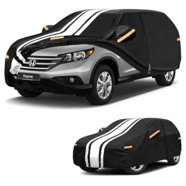 Imagem de Kayme Capa de carro resistente personalizada para Honda CRV CR-V (1995-2025) à prova d'água para todos os climas para automóveis, cobertura externa completa para uso externo chuva neve proteção UV com