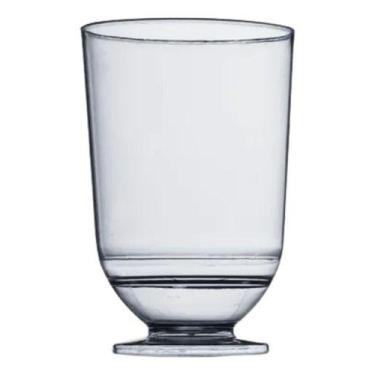 Imagem de 500un Mini Taça Cristal Acrílico 45ml Bebidas Doces Gourmet Cor Transp
