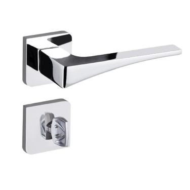 Imagem de Fechadura Banheiro Roseta S40mm Cromado Maxx Aliança