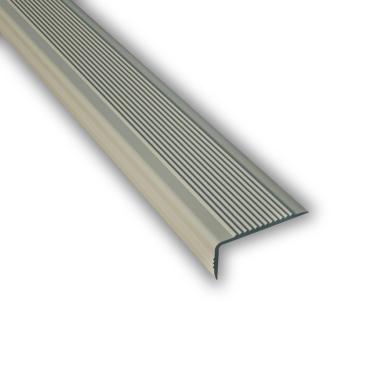 Imagem de Protetor De Borda De Escada De Ligação De Borracha L-moulding Tira De Transição De Piso Nariz De Escada Degraus De Borda De Escada Autoadesivo De Borracha Deg, Grey, 5cmX2.5cmX1.2m