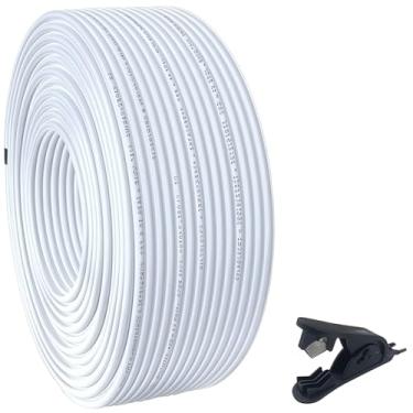 Imagem de Tubo Pe 100M 1/4 polegada para sistemas de filtro de água, material Pp certificado NSF, inclui cortador, projetado para unidades de água potável Ro