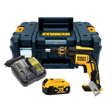 Imagem de Parafusadeira Drywall Gesso 20v Bateria 4ah Dewalt Dcf620 + Maleta
