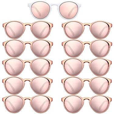 Imagem de Coume 11 pares de óculos de sol de despedida de solteira, presentes de Natal, damas de honra, óculos de sol para noivas para despedida de solteira e casamento, Policarbonato