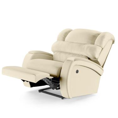 Imagem de Poltrona Do Papai Reclinável Napoli Controle Power Elétrico Usb Pu Fh1 Bege