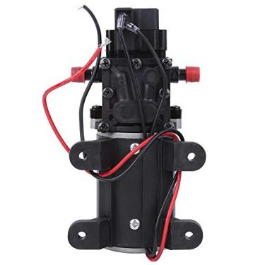 Imagem de Akozon Bomba de Diafragma Inteligente de Alta Pressão DC12V 120W, Saída de 7L/min, Saída de água Direita de 10mm, Regulação Automática de Tensão, Resistente à Corrosão, Design Compacto (#12)