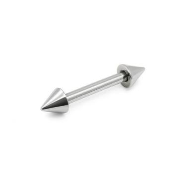 Imagem de Piercing Reto Microbell 1.2mm Aço Cirúrgico Spike - M2 Piercing, 8mm