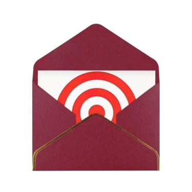 Imagem de SKKNT Design target Cartões de felicitações para todas as ocasiões, convites de festa de aniversário de casamento, 12,7 x 15,2 cm