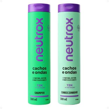 Imagem de Kit Neutrox Cachos e Ondas: Shampoo e Condicionador 300ml