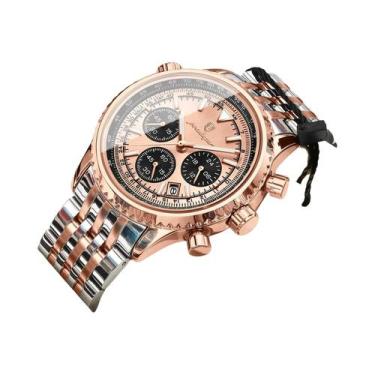 Imagem de Relógio Militar Masculino À Prova D'Água Com Data Luminosa Cronógrafo 