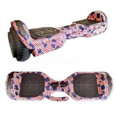 Imagem de Infantil Skate Elétrico Adesivado America Led USA