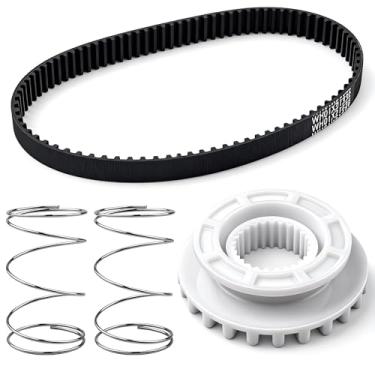 Imagem de Kit de correia de transmissão WH05X24185, mola WH01X24434 e WH01X27538, substituição para arruelas GE Hotpoint, substitui o número de peça 4588013, AP5993402, PS11729473, 4587847, AP6031748