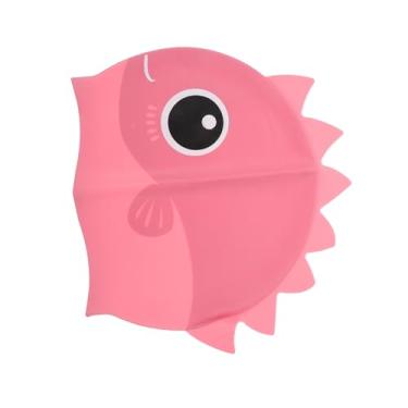 Imagem de CONGARTENO Toucas de natação de silicone com design de dinossauro chapéu de natação elástico confortável para meninos e reduz a resistência à água, protege o cabelo e as orelhas para uso na piscina