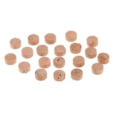 Imagem de SM SunniMix 20 peças de reparo de trompete para chave de água, pastilhas de cortiça, acessórios para instrumentos de latão – madeira