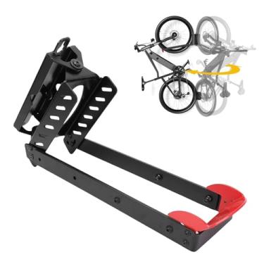 Imagem de LiebeWH O Gancho de Montagem na Parede da Bicicleta Gira 120 Graus, Economiza Espaço Sem Esforço para Carregar, Comporta até 77 Libras para Armazenamento na Garagem