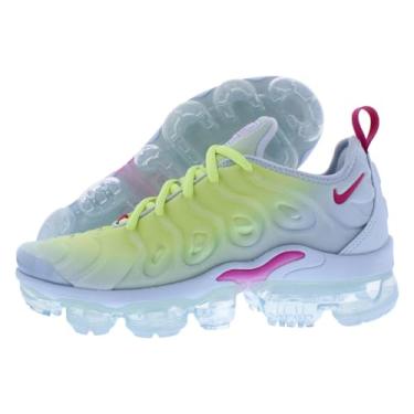 Imagem de Nike Tênis feminino Air Vapormax Plus (FQ8882-423, tom azul/limão claro/prata metálico), Tom azul/limão claro/prata metálico, 37