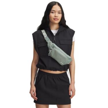 Imagem de Under Armour Bolsa tiracolo de estúdio, verde sílica/dourado metálico, Verde sílica/ouro metálico, One Size