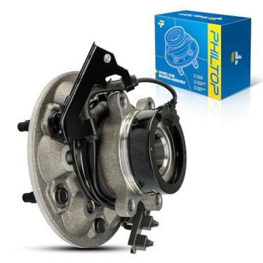 Imagem de PHILTOP 515111 Rolamento de roda dianteira direita e conjunto de cubo para Chevrolet Colorado 2004-2008, GMC Canyon 2004-2008, Isuzu i-350 2006, Isuzu i-370 2007-2008 6 terminais W/ABS
