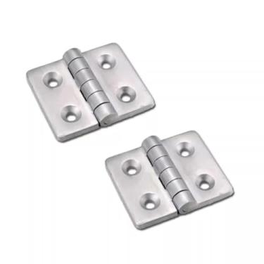 Imagem de Dobradiça de aço inoxidável dobradiça engrossada equipamento mecânico industrial pesado caixa de ferramentas armário de distribuição de energia dobradiça de porta de armário 1 peça (desenho