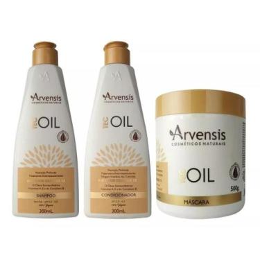 Imagem de Kit Arvensis Tec Oil Shampoo + Condicionador + Máscara 500G