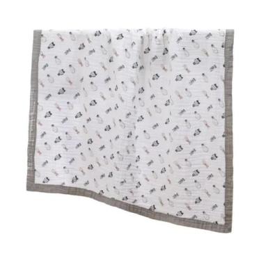 Imagem de Toalha De Banho De Gaze Para Bebê Recém-Nascido 6 Camadas Algodão De A