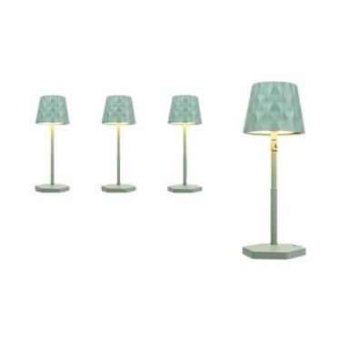 Imagem de Luminária De Mesa LED Com Sensor De Toque Em 3 Cores, Recarregável, Lu