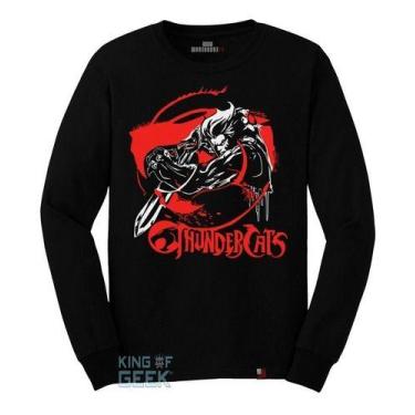 Imagem de Camiseta Manga Longa Lion Thundercats Blusa Olho De Thundera - KING OF