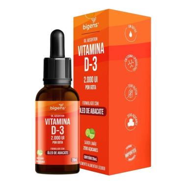 Imagem de Vitamina D3 Gotas - 20ml Limão - Bigens-Masculino