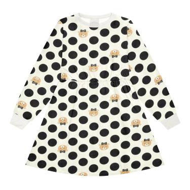 Imagem de Vestido Infantil Manga Longa em Moletinho Fashion Alakazoo-Feminino