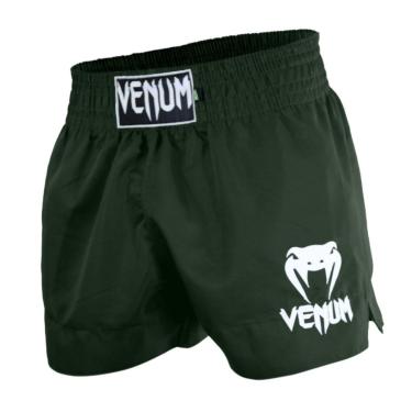 Imagem de Short Muay Thai Venum Classic - Verde Militar-Unissex