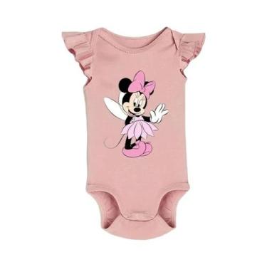 Imagem de Macacão De Verão Estampado Da Minnie Mouse Para Bebês Meninos E Menina