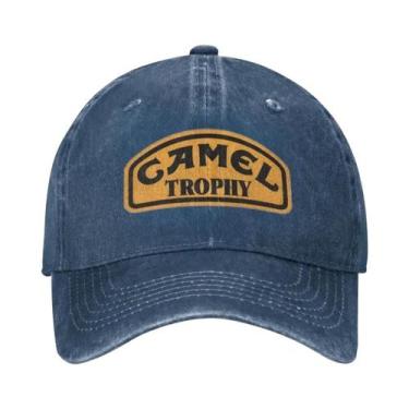 Imagem de Boné Clássico Vintage Com Logo Camel Trophy, Estilo Snapback, Ideal Pa