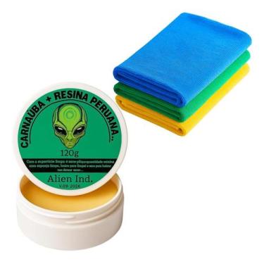 Imagem de Revitalizadora Alien Green Com Flanela Remove Riscos Lataria