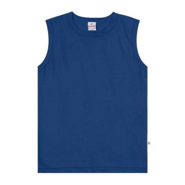 Imagem de Regata infantil menino em meia malha Brandili-Azul, 3, Azul