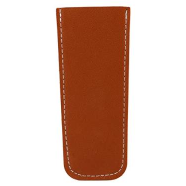 Imagem de Tampa da alça da panela de couro PU anti escaldadura Suporte para panela quente Acessórios de cozinha para frigideira de ferro fundido Frigideira Durável Ajuste universal para a (Marrom)