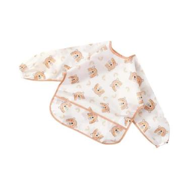 Imagem de Babadores De Manga Comprida Para Bebês, À Prova De Água E Sujeira, Par