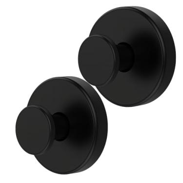 Imagem de Ganchos de ventosa atualizados para chuveiro - Suportes de toalha e roupão removíveis resistentes para vidros, azulejos e portas de banheiro - Fixação forte e sem danos para buchas e grinaldas