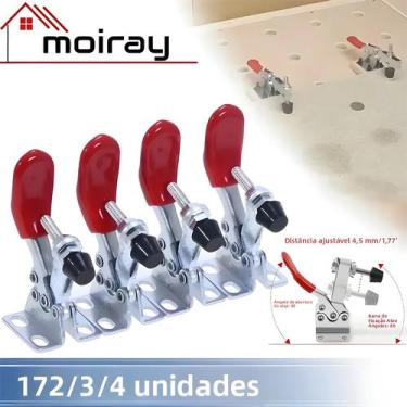 Imagem de Grampo De Liberação Rápida Para Marcenaria 27KG GH-201, Grampo Horizon