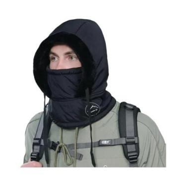 Imagem de Balaclava Unissex Quente De Pelúcia Com Cachecol De Pescoço E Máscara 