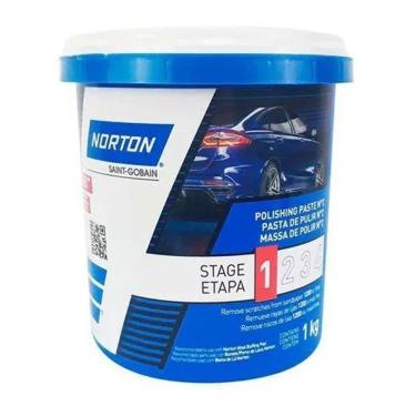 Imagem de Kit Com 6 Massa De Polir Ice N 2 Base De Agua 1kg - Norton Sem Variação único