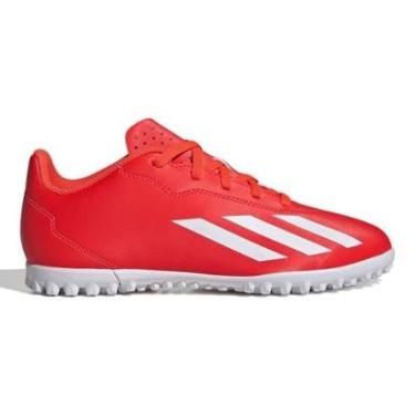Imagem de Chuteira Adidas X Crazyfast 4 Tf Jr Vermelha-Unissex
