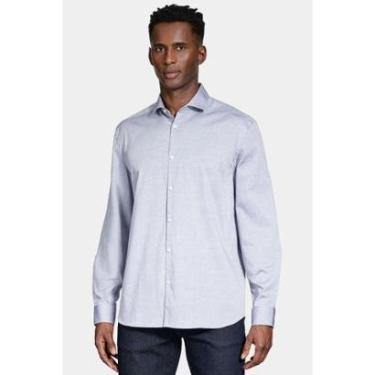 Imagem de Camisa Aramis Manga Longa Pinpoint Azul Escuro-Masculino