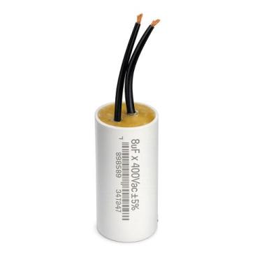 Imagem de Capacitor 2 fios metalizado 8 uf x 380/400v trio