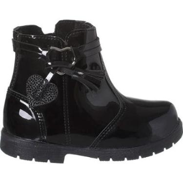 Imagem de Bota Botina Infantil Coturno Love Menina Feminina Cano Curto Tamanho:23;Cor:-Feminino