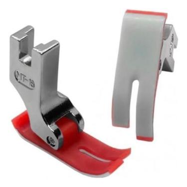 Imagem de Calcador Pezinho Sapatilha Deslizante Teflon Reta Industrial - Chinesa